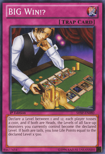 1st Edition, Common, Normal Trap, Shadow Specters, Trap, Unlimited BIG Win!? [SHSP-EN080] Common - Trading Card World