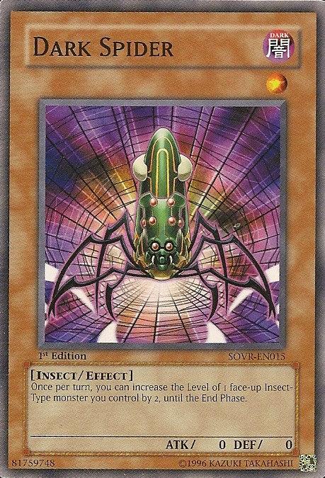 1st Edition, Common, Dark, Effect Monster, Insect, Stardust Overdrive, Unlimited Dark Spider [SOVR-EN015] Common - Trading Card World