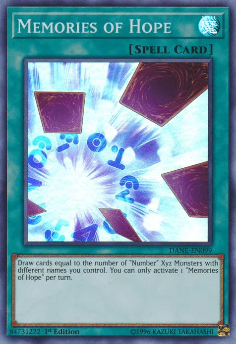 1st Edition, Dark Neostorm, Normal Spell, Spell, Super Rare, Unlimited Memories of Hope [DANE-EN099] Super Rare - Trading Card World