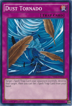 1st Edition, Common, Normal Trap, Super Starter: Space-Time Showdown, Trap Dust Tornado [YS14-EN034] Common - Trading Card World