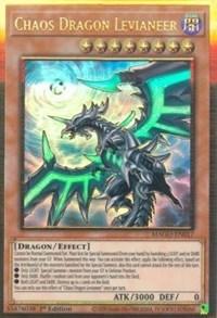 1st Edition, Dark, Dragon, Effect Monster, Gold Rare, Maximum Gold Chaos Dragon Levianeer (Alternate Art) [MAGO-EN017] Gold Rare - Trading Card World