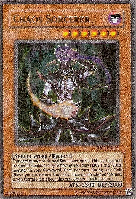 Dark, Effect Monster, Spellcaster, Turbo Pack: Booster Two, Ultra Rare, Unlimited Chaos Sorcerer [TU02-EN001] Ultra Rare - Trading Card World