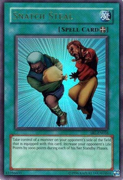Normal Spell, Spell, Spell Ruler, Ultra Rare, Unlimited Snatch Steal [SRL-EN036] Ultra Rare - Trading Card World