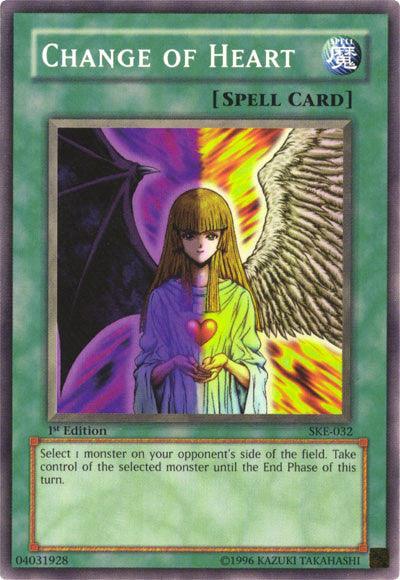 1st Edition, Common, Normal Spell, Spell, Starter Deck: Kaiba Evolution, Unlimited Change of Heart [SKE-032] Common - Trading Card World