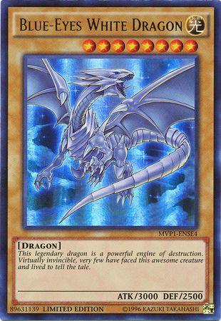 Dragon, Light, Limited, Normal Monster, The Dark Side of Dimensions Movie Pack: Special Edition, Ultra Rare Blue-Eyes White Dragon [MVP1-ENSE4] Ultra Rare - Trading Card World