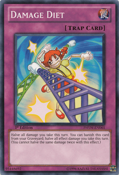 1st Edition, Common, Normal Trap, Photon Shockwave, Trap, Unlimited Damage Diet [PHSW-EN065] Common - Trading Card World