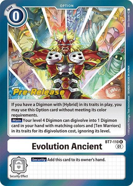 BT7-110, Next Adventure Pre-Release Cards, Option, Rare, White Evolution Ancient [BT7-110] [Next Adventure Pre-Release Cards] - Trading Card World