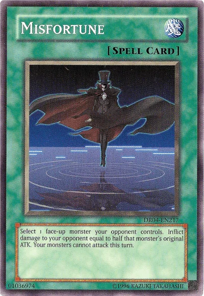 Common, Dark Revelation Volume 4, Normal Spell, Spell, Unlimited Misfortune [DR04-EN217] Common - Trading Card World