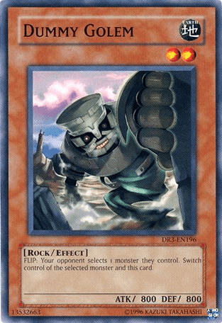 Common, Dark Revelation Volume 3, Earth, Effect Monster, Rock, Unlimited Dummy Golem [DR3-EN196] Common - Trading Card World