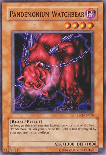 Beast, Common, Dark, Dark Revelation Volume 1, Effect Monster, Unlimited Pandemonium Watchbear [DR1-EN220] Common - Trading Card World