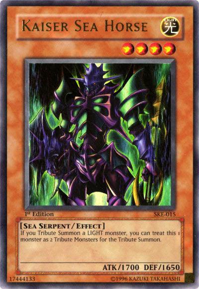 1st Edition, Effect Monster, Light, Sea Serpent, Starter Deck: Kaiba Evolution, Ultra Rare, Unlimited Kaiser Sea Horse [SKE-015] Ultra Rare - Trading Card World
