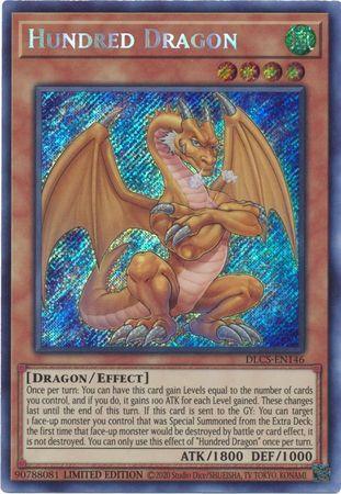 Dragon, Dragons of Legend: The Complete Series, Effect Monster, Limited, Secret Rare, Wind Hundred Dragon [DLCS-EN146] Secret Rare - Trading Card World