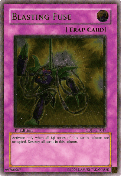 1st Edition, Cyberdark Impact, Normal Spell, Trap, Ultimate Rare, Unlimited Blasting Fuse [CDIP-EN049] Ultimate Rare - Trading Card World