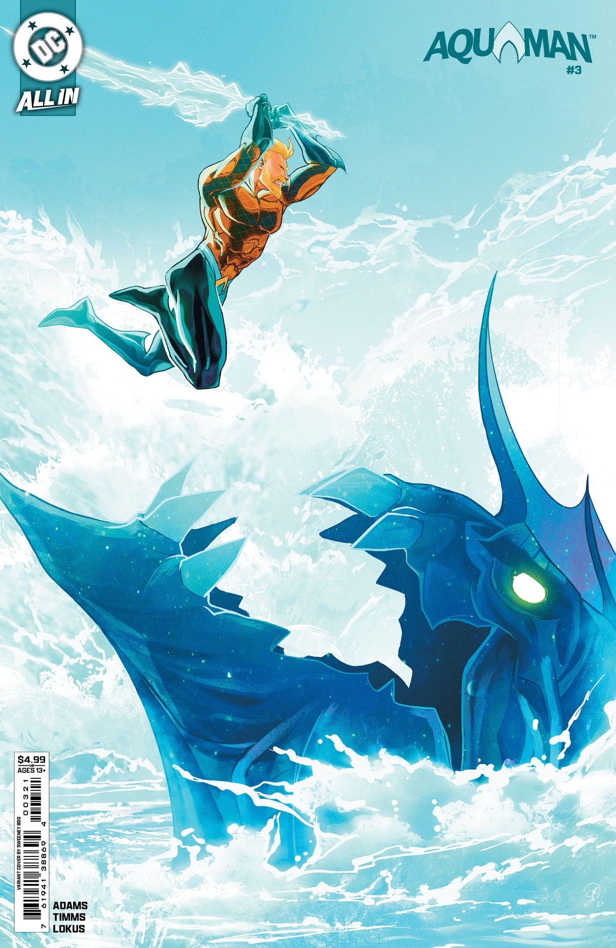 Aquaman #3 D Sweeney Boo Variant (03/12/2025) Dc