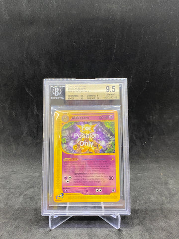 2002 Expedition For Position Only Alakazam R BGS 9.5