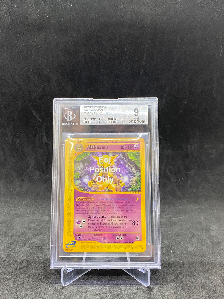 2002 Expedition For Position Only Alakazam R BGS 9