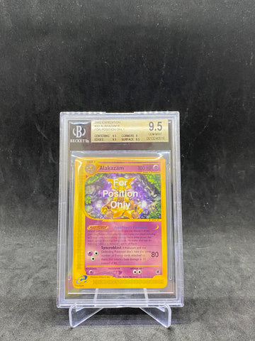 2002 Expedition For Position Only Alakazam R BGS 9.5