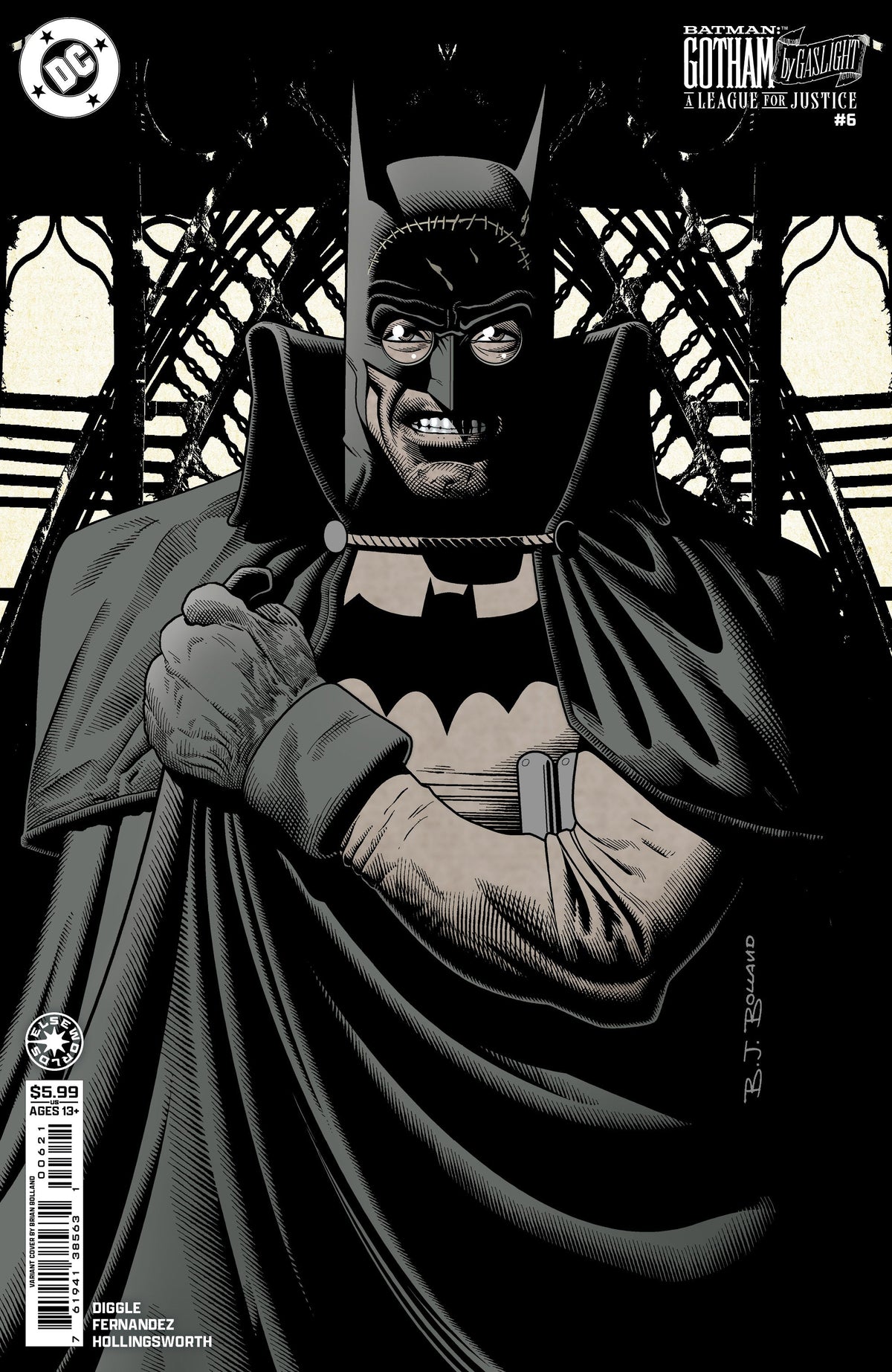 Batman Gotham By Gaslight A League For Justice #6 (Of 6) B Brian Bolland Variant (12/10/2025) Dc