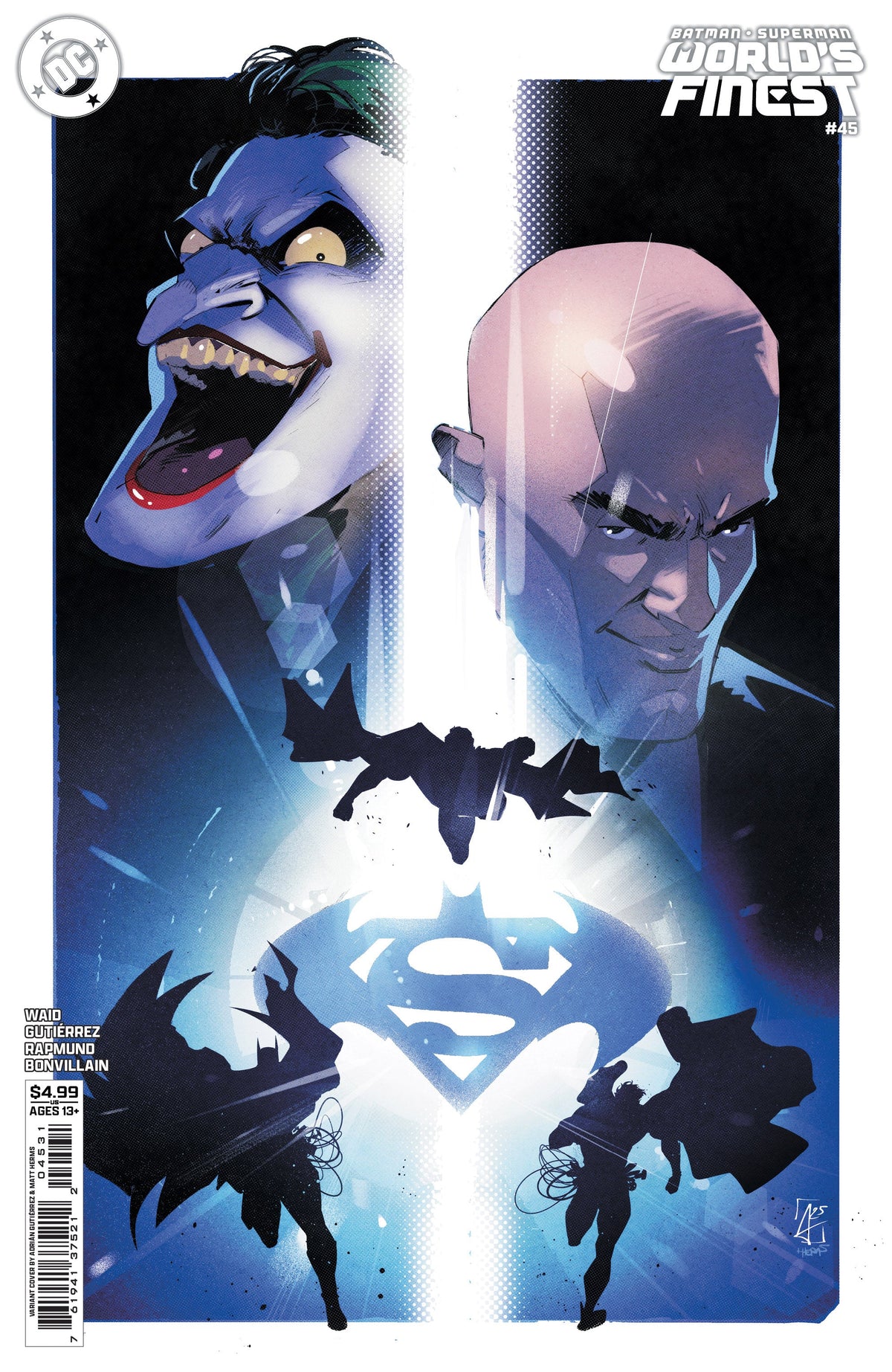 Batman Superman Worlds Finest #45 C Adrian Gutierrez Variant (11/19/2025) Dc