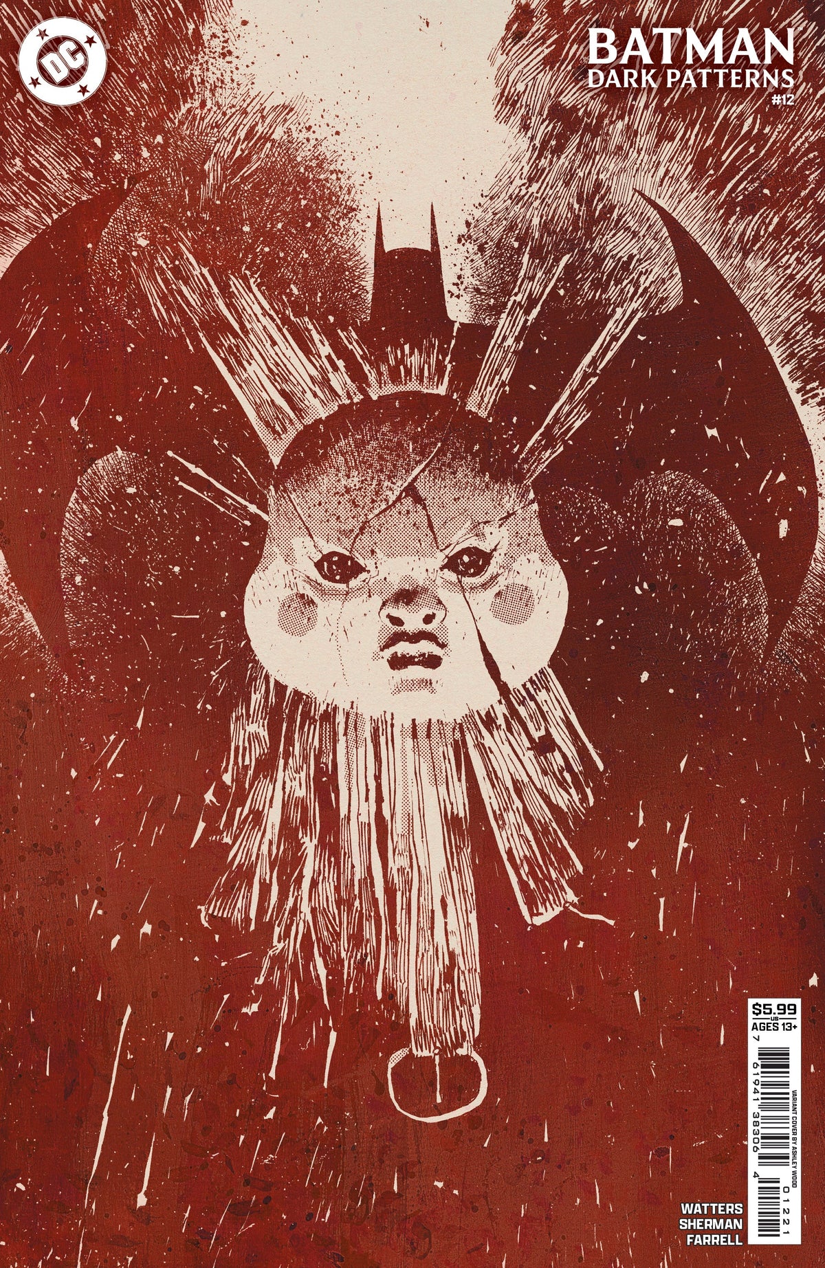 Batman Dark Patterns #12 (Of 12) B Ashley Wood Variant (11/12/2025) Dc