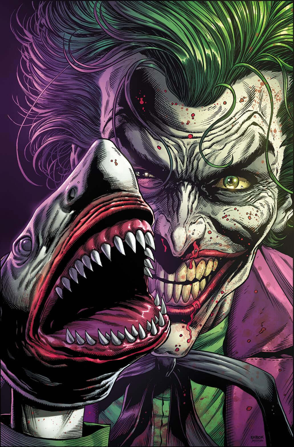 Batman Three Jokers #1 (Of 3) 2nd Print Jason Fabok Shark Puppet Variant (10/14/2020) DC
