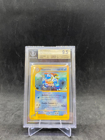 2002 Expedition For Position Only Blastoise R BGS 9.5