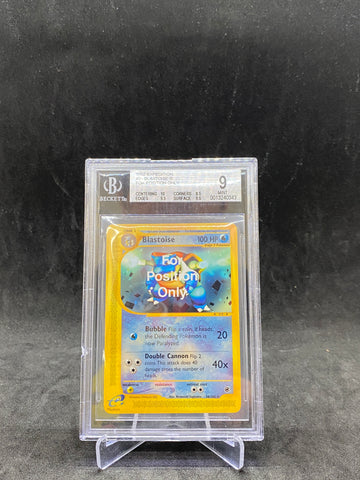 2002 Expedition For Position Only Blastoise R BGS 9