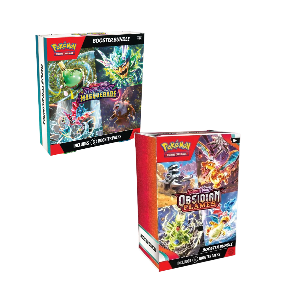 Scarlet & Violet: Twilight Masquerade + Obsidian Flames - Booster Bundle Combo