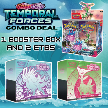 Scarlet & Violet: Temporal Forces - Booster Box & 2 ETB Combo