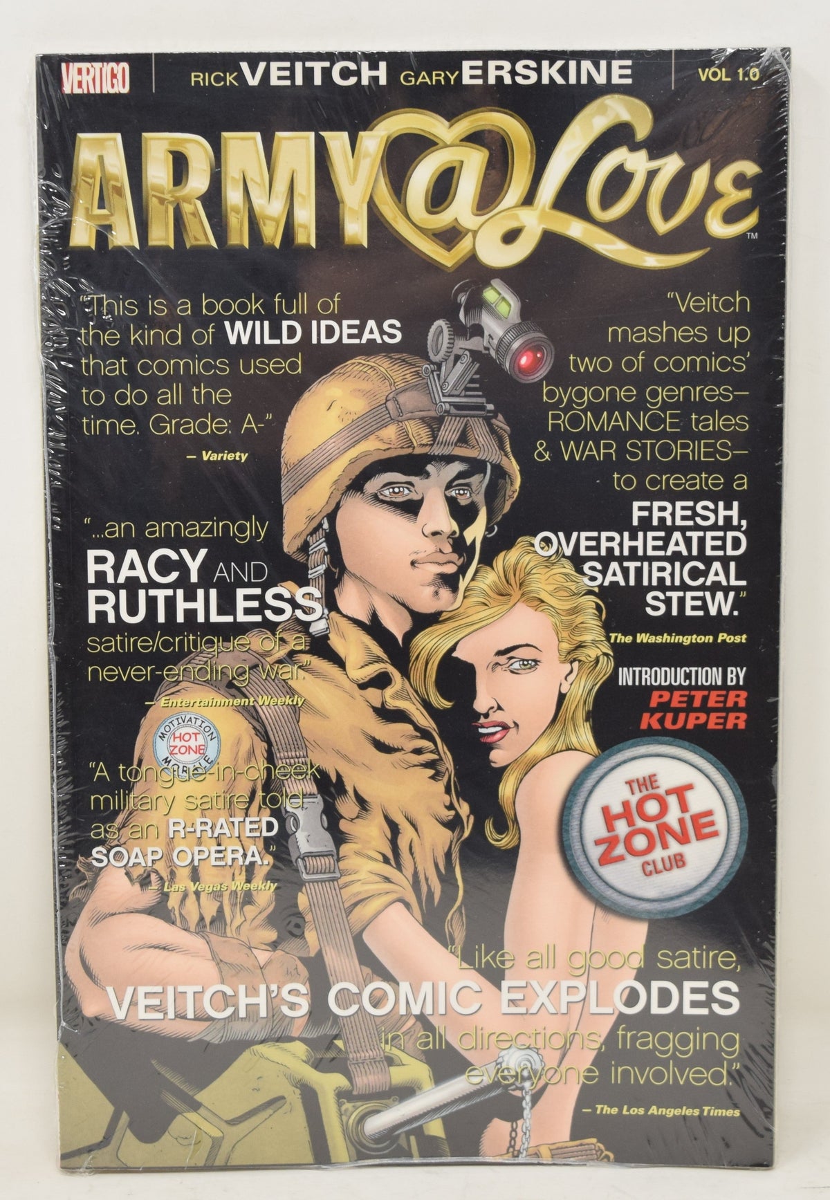 Army@Love Vol 1 Hot Zone Club Vertigo 2007 GN NM New