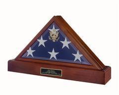 Memorial Flag Display Case for the Standard 5’ x 9 ½’ Burial Flag