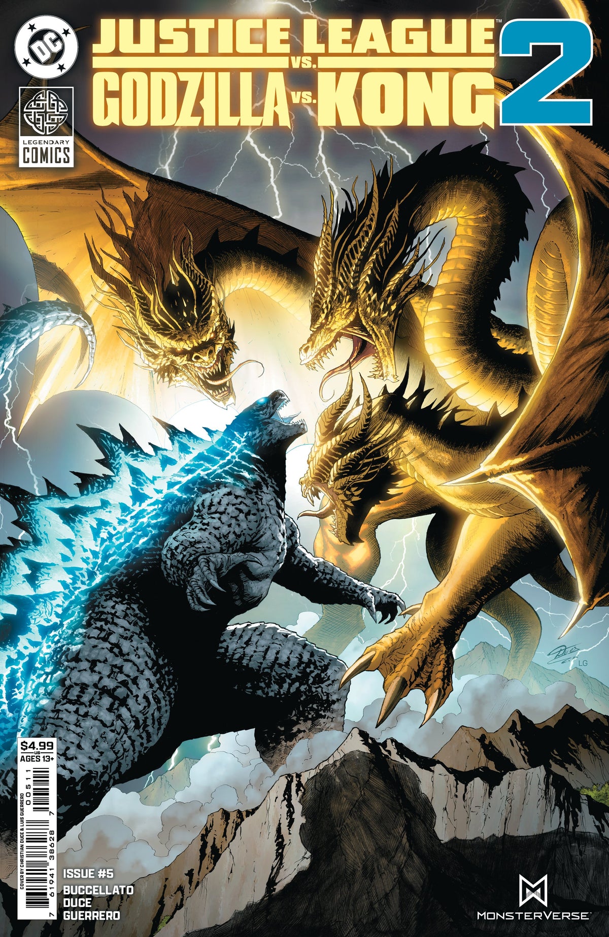Justice League Vs Godzilla Vs Kong 2 #5 (Of 7) A Christian Duce Brian Buccellato (11/26/2025) Dc