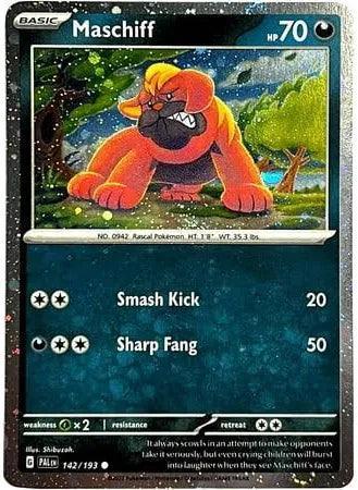 Miscellaneous Cards Maschiff (142/193) (Cosmos Holo) [Scarlet & Violet: Paldea Evolved] - Trading Card World