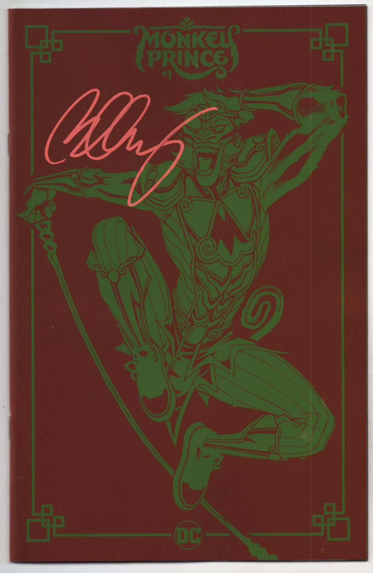 Monkey Prince #1 (Of 12) F SIGNED Bernard Chang Lunar New Year Gold Foil Variant (02/01/2022) Dc