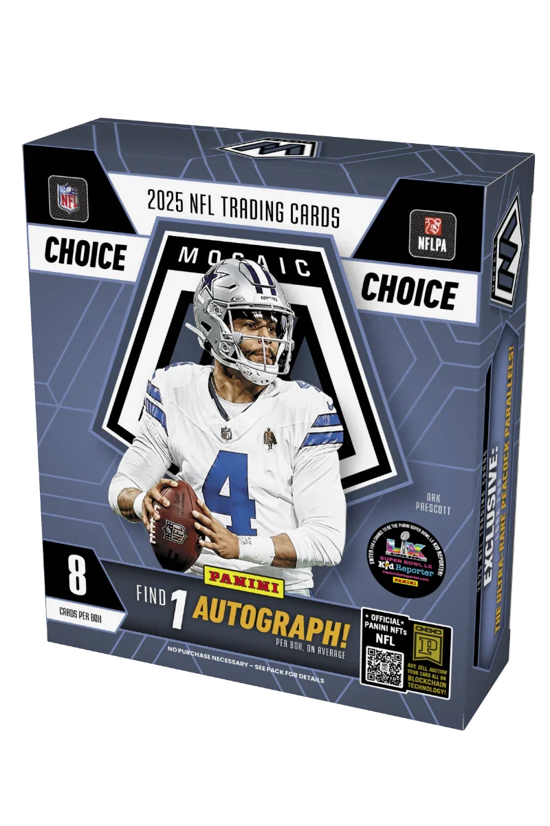 2025 Panini Mosaic NFL Trading Card Box (Choice)