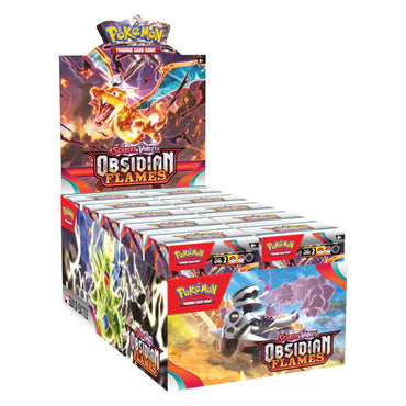 2023 Pokemon Scarlet & Violet Obsidian Flames Build & Battle Box Display of 10