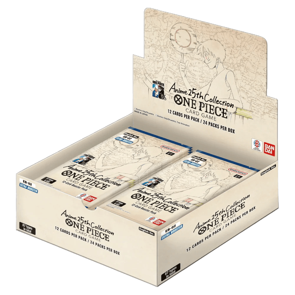 Bandai, Booster Box, Extra Booster: Memorial Collection, One Piece Extra Booster: Anime 25th Collection Box Case - Extra Booster - Trading Card World