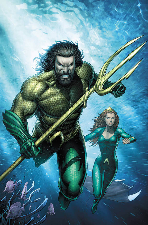 AQUAMAN JUSTICE LEAGUE DROWNED EARTH #1 B DC Dale Keown Variant (11/28/2018)