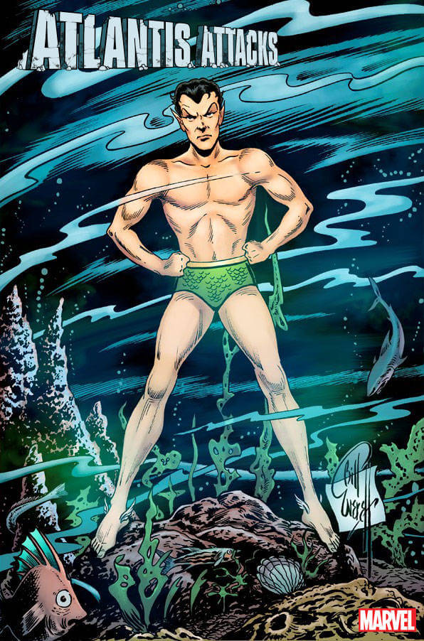 ATLANTIS ATTACKS #1 (OF 5) 1:25 HIDDEN GEM Variant (01/22/2020) MARVEL