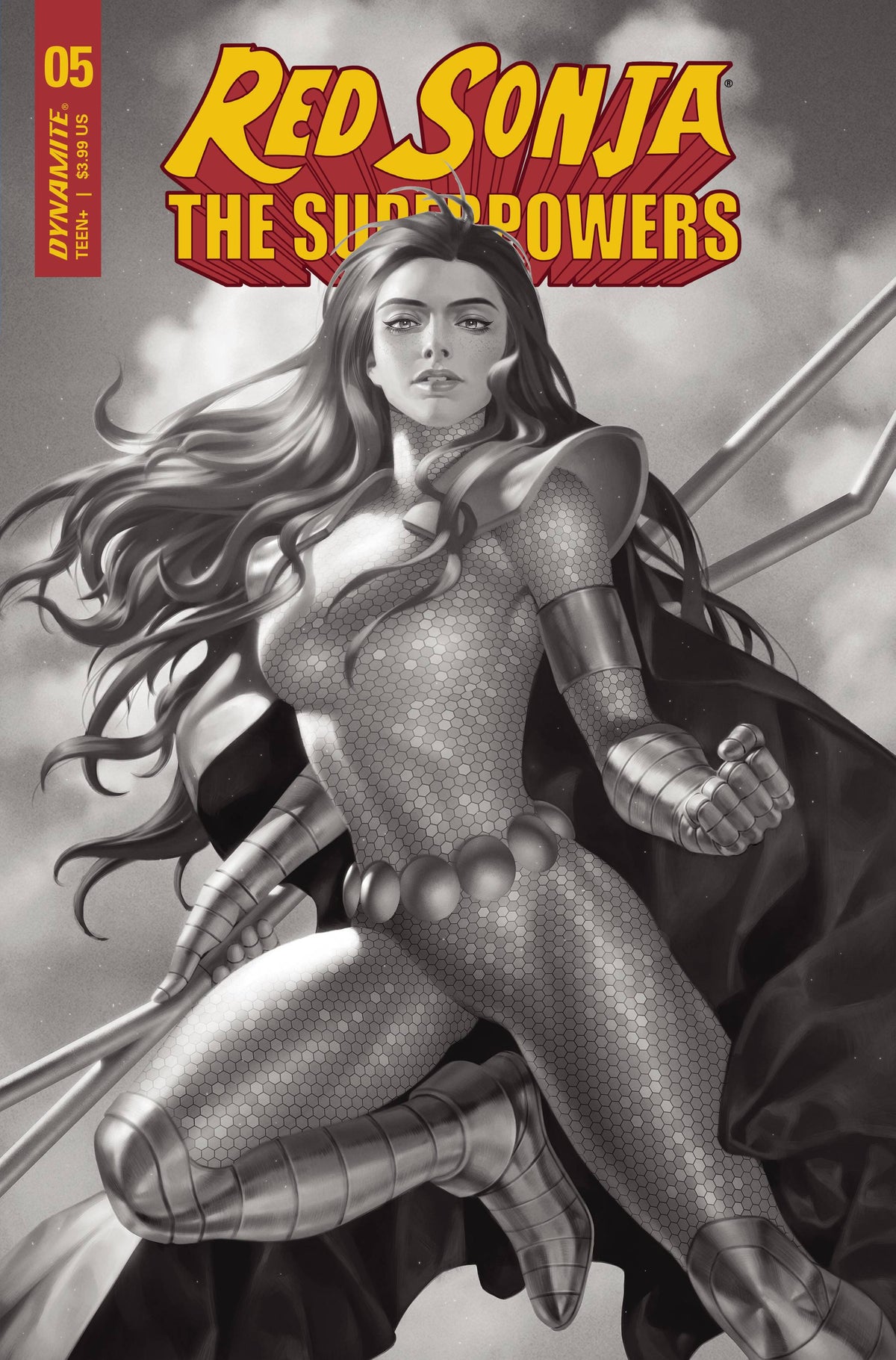 Red Sonja The Superpowers #5 Premium FOC Virgin Jung-Geun Yoon BW Variant (05/12/2021) Dynamite