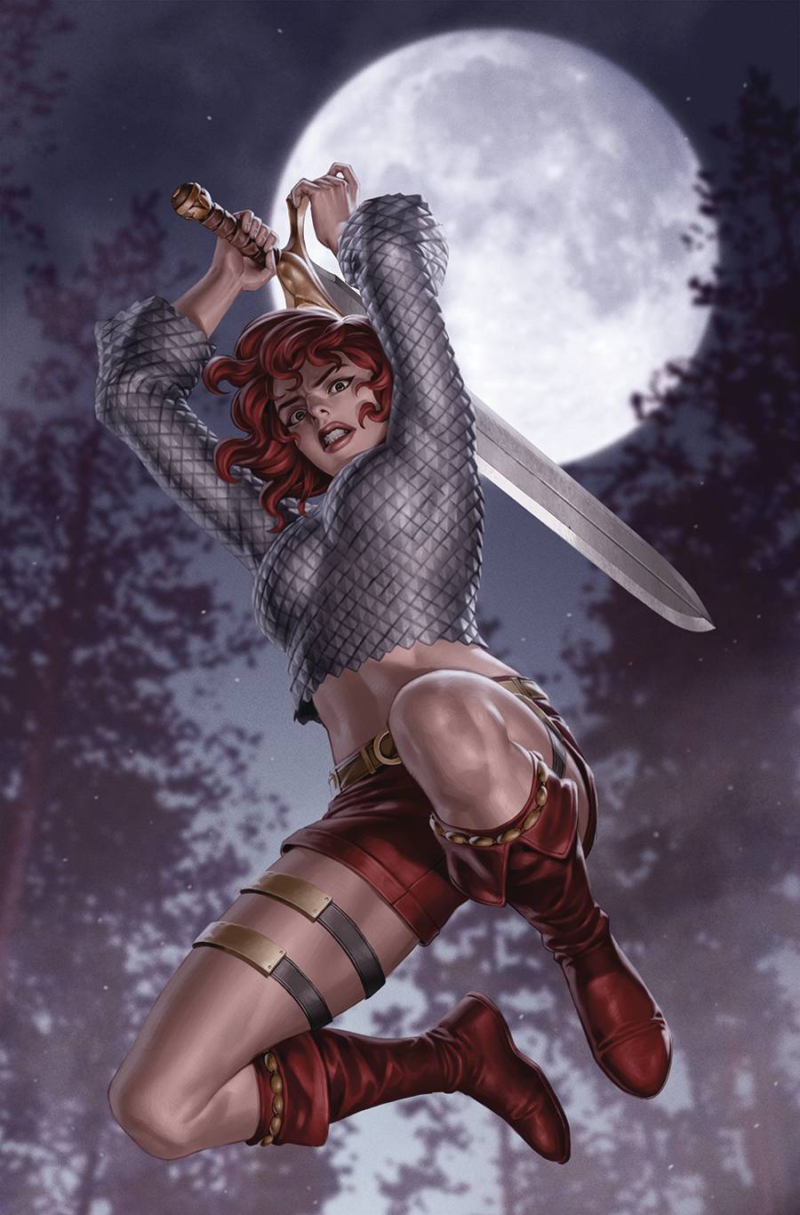 Immortal Red Sonja #3 J 1:30 Jung Geun Yoon Virgin Variant (06/15/2022) Dynamite