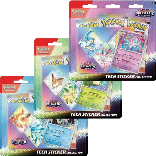 Scarlet & Violet: Prismatic Evolutions Tech Sticker Collection [Set of 3]