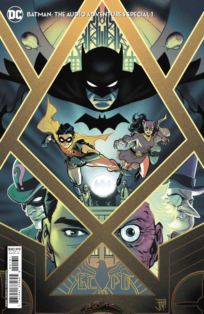 Batman The Audio Adventures Special #1 (One Shot) B Francis Manapul Card Stock Variant (10/12/2021) Dc
