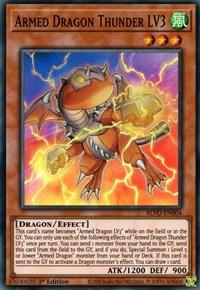 1st Edition, Blazing Vortex, Dragon, Effect Monster, Super Rare, Wind Armed Dragon Thunder LV3 [BLVO-EN004] Super Rare - Trading Card World