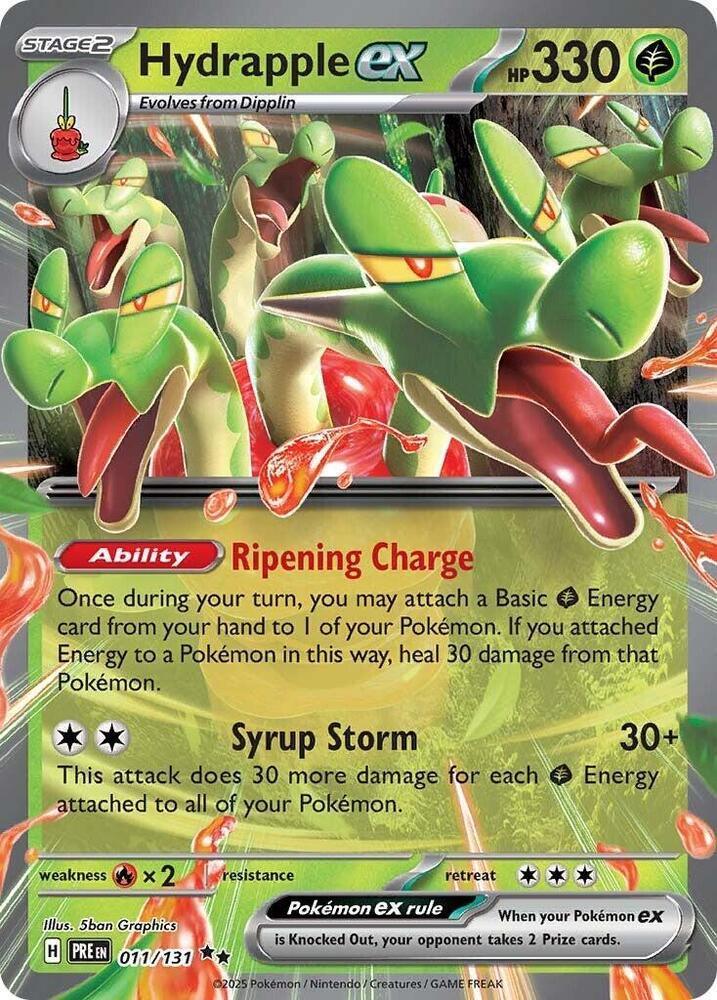 011, Scarlet & Violet: Prismatic Evolutions Hydrapple ex (011/131) [Scarlet & Violet: Prismatic Evolutions] - Trading Card World