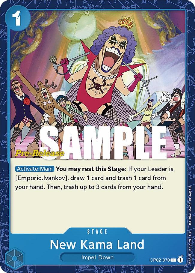 Common, Impel Down, Paramount War, Paramount War Pre-Release Cards, Stage New Kama Land [Paramount War Pre-Release Cards] - Trading Card World