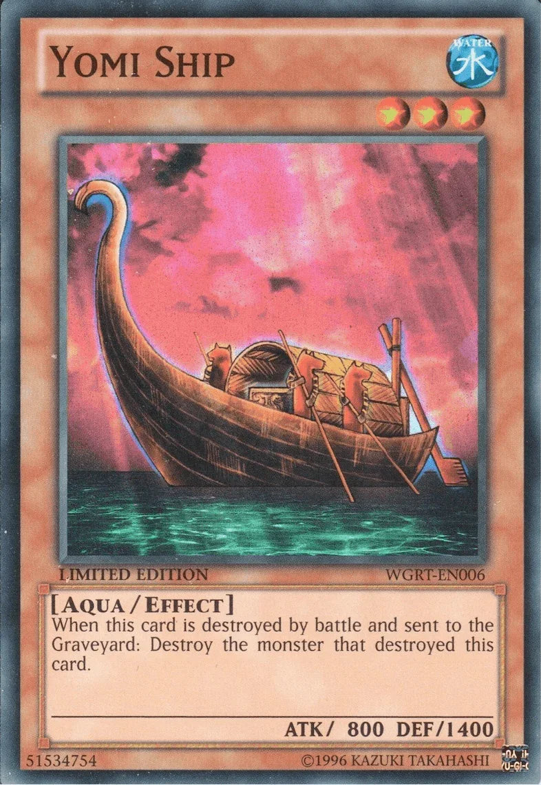 Battle Pack 2: War of the Giants Reinforcements, Effect Monster, Limited, Super Rare, Water Yomi Ship [WGRT-EN006] Super Rare - Trading Card World