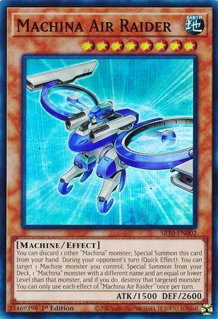 1st Edition, Earth, Effect Monster, Machine, Structure Deck: Mechanized Madness, Super Rare Machina Air Raider [SR10-EN002] Super Rare - Trading Card World