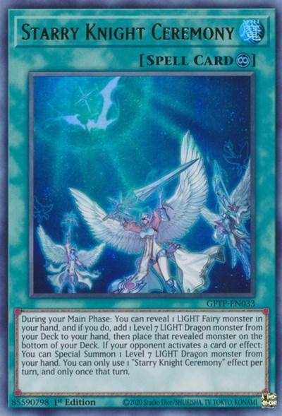 1st Edition, Continuous Spell, Ghosts from the Past, Spell, Ultra Rare Starry Knight Ceremony [GFTP-EN033] Ultra Rare - Trading Card World
