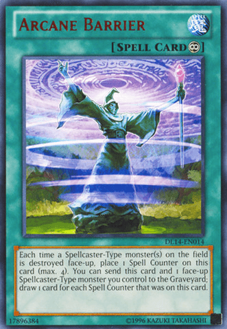 Continuous Spell, Duelist League Promo, Rare, Spell, Unlimited Arcane Barrier (Red) [DL14-EN014] Rare - Trading Card World